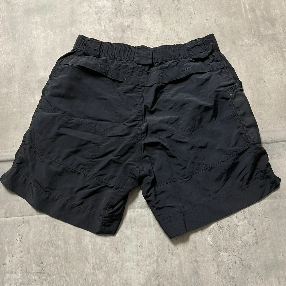 AFTCO Shorts Mens Size 28 Black Nylon Fishing Outdoor Cargo Hunting - Picture 8 of 11
